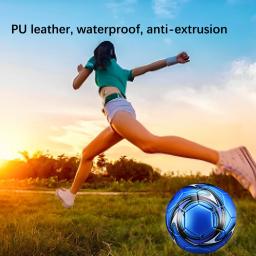 PU couro competição bolas de futebol para crianças, impermeável, à prova de pressão, esportes ao ar livre suprimentos, futebol, tamanho 5 - Image 3