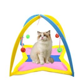 Tenda dobrável com Bell Ball para gato, cama, tenda, pet fornecimentos - Image 1