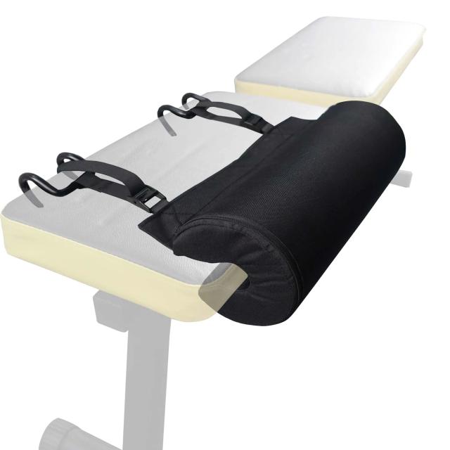 Almofada Ajustável para Hip Thrusts com Suporte para Ombros e Costas - Protetor para Bench Press em Equipamento de Halterofilismo e Fitness