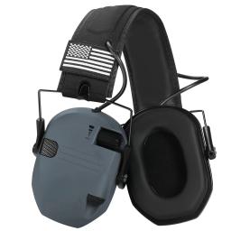 Headset de tiro eletrônico para caça, proteção auditiva, redução de ruído ativo, armuff tático, armuff, quente - Image 3