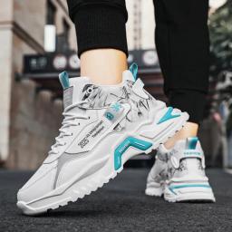 Tênis de plataforma respirável masculino, tênis de corrida, mesh esportivo, leve, unissex, casual, vulcanizado, masculino, fashion - Image 5