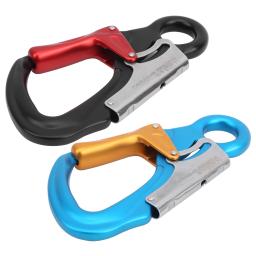 Escalada Mosquetão Hardware Suprimentos, corda gira segurança mosquetão gancho mosquetão, 35KN trava de segurança para montanhismo - Image 3