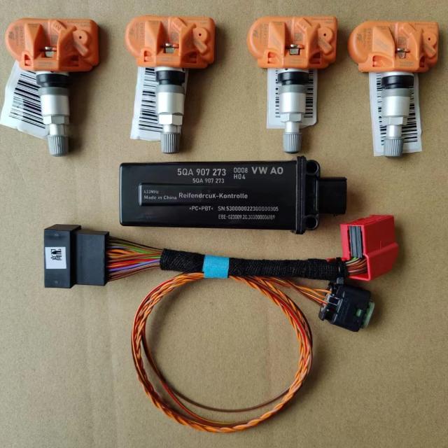 Sistema TPMS de Monitoramento de Pressão dos Pneus para GOLF MK7, Tiguan MK2, Passat B8 e Outros Modelos com Código 5Q0907273B