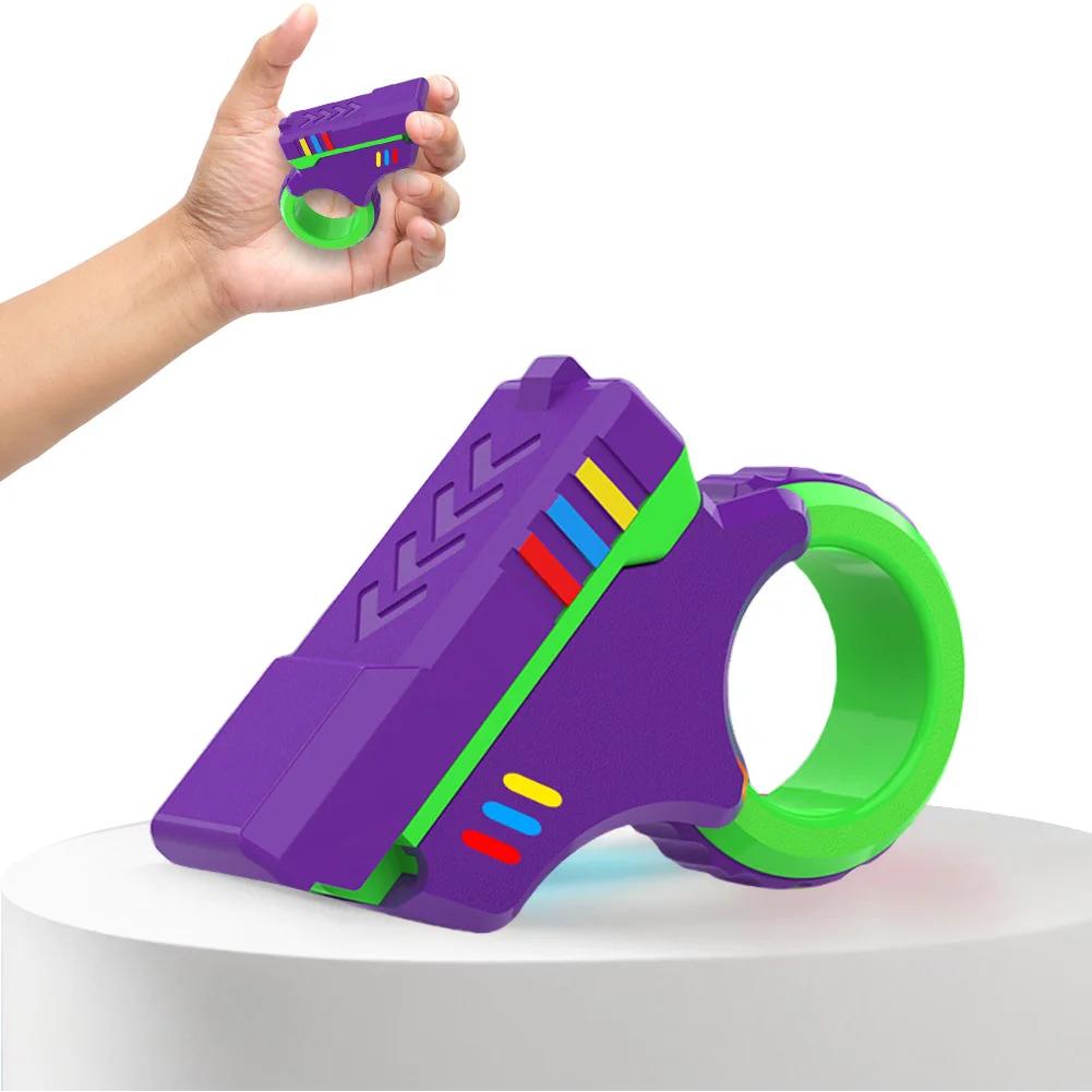 EDC Magnetic Fidget Slider, 3D Impresso Fidget Anel, Pequeno brinquedo de descompressão pistola, Ansiedade e TDAH sofredores - Image 1