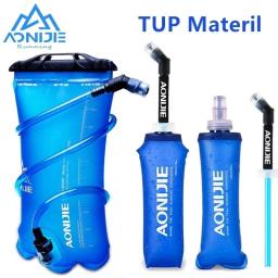 Aonijie pacote de hidratação frasco macio dobrável garrafa de água 250ml 500ml tpu livre para correr cintura saco colete sd09 sd10 - Image 1