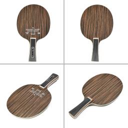 Placa Inferior De Raquete De Tênis De Mesa, Lâmina De Tênis De Mesa, Dalbergia Ping Pong Paddle Board, Alças Longas, 5-Ply 6.2mm, 1Pc - Image 4