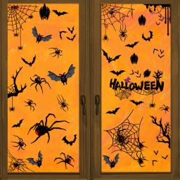 Criativo 3D Bat Adesivos De Parede, Halloween Decorativo, Feliz Festa Suprimentos, Decoração De Parede De Fundo - Image 4