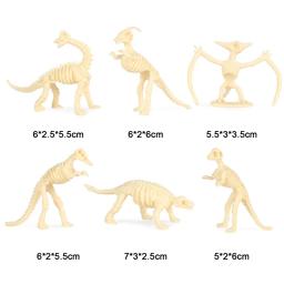 Novo 12pcs Dinossauro Brinquedos Fóssil Esqueleto Simulação Modelo Set Mini Action Figure Educacional Criativo Coleção Brinquedo Para Crianças - Image 5