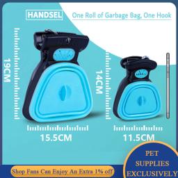 Portátil Pet Pooper Scooper com Poop Bag, Limpador ao ar livre, Waste Pick Up Dispenser, Fot Puppy Dog Fezes, Titular do saco de lixo - Image 2