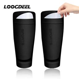 Loogdeel-Shin guarda mangas para crianças e adultos, mangas de compressão para futebol, mangas de perna para esportes, futebol, apoio de bezerro juvenil, S-XL, 1 par - Image 1