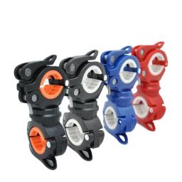 ESLN-Suporte de bicicleta guidão com luz LED, bicicleta girando luz, duplo suporte, lanterna lâmpada, bomba de ciclismo, acessórios de bicicleta - Image 5