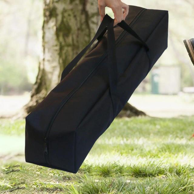 Bolsa de Armazenamento Portátil Resistente à Água para Vara de Barraca e Pesca - Estojo Durável de Tamanho Grande em Pano Oxford Multifuncional para Acampamento