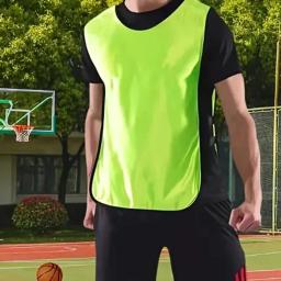 Colete de treinamento para adultos e crianças, secagem rápida, colete de basquete, roupas confortáveis ​​e respiráveis ​​para esportes ao ar livre - Image 1