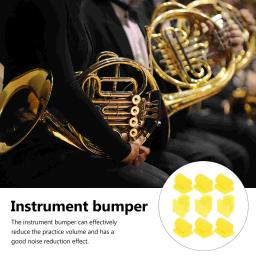 20 peças instrumento musical almofada mudo trombone pára-choques guitarra acústica silicone - Image 2