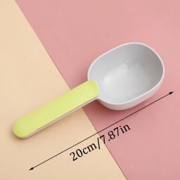 Colher multifuncional para comida para animais de estimação, 2 em 1 colher de alimentação, alça selada, adequada para gatos e cães, pássaros, coelhos - Image 6