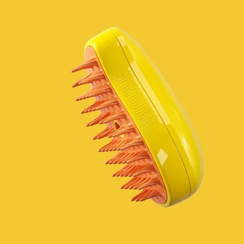 Escova elétrica do vapor para gatos, pente macio do silicone, removedor do cabelo, pente do animal de estimação, gatinho, acessórios, produtos de beleza, bebê, suprimentos - Image 1