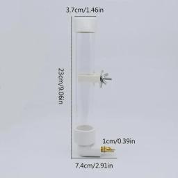 Distribuidor automático de água de papagaio, mamadeira, alimentador de gaiolas, acessórios para chinchilas e coelhos, 130ml - Image 5