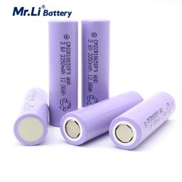 Baterias Recarregáveis de Lítio-íon, Alta Potência para Drone, Ferramentas Elétricas, Brinquedos, 18650, 3.7V, 3350mAh, Novo, Original - Image 3