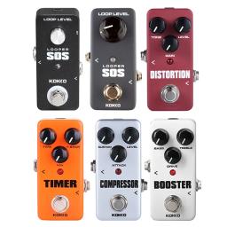 KOKKO-Compressor de Pedal Efeito Guitarra, peças elétricas e acessórios, Booster, distorção, coro, Overdrive, Looper, temporizador, Wah - Image 2
