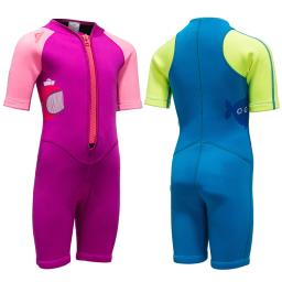 Fato de mergulho infantil para meninos e meninas, terno de surfe, quente e espesso, 1 peça, 2mm - Image 5
