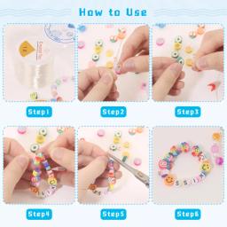 Linha de miçangas 0.5-1.0mm para fazer jóias diy, cabos elásticos, linha de artesanato de fibra, cabo elástico, linha de contas de semente - Image 4