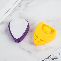 Acessórios para guitarra 1 peça, portátil, palheta de suporte, caixa acústica em formato de coração, partes da guitarra - Image 3
