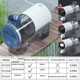 Alimentador Automático de Peixes com Suporte Temporizador, Dispensador Elétrico De Alimentos De Peixes, Aquários ou Aquários, Modo Automático ou Manual - Image 3