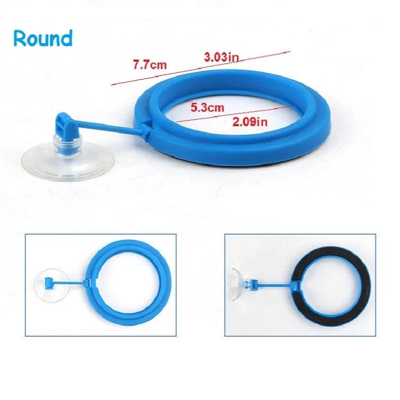 Alimentador de pesca anel para aquário acessórios do tanque de peixes alimentos flocos mini equipamento ferramentas suprimentos água koi tropical guppy tetra - Image 1
