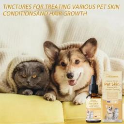 Pet Skin Care Soro para cães e gatos, queda de cabelo, líquido hidratante, reparação, óleo - Image 2