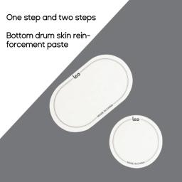 Patch de pedal para bumbo, Drumhead Kick Pad Protector, Acessórios para instrumentos de percussão Patch de pedal simples e duplo - Image 3