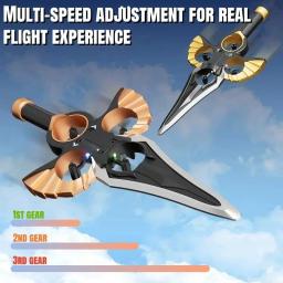 Drone planador de espada voadora RC com onda manual e modo controlador, avião acrobático de 3 velocidades para crianças, adolescentes e adultos, luzes LED, diversão aérea - Image 5