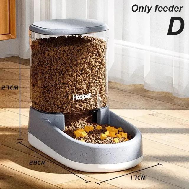 Alimentador Pet Automático com Tigela e Dispensador de Grande Capacidade para Água e Ração