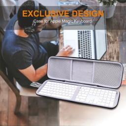 Estojo rígido de eva ltgem para teclado mágico de apple com teclado numérico saco de armazenamento de transporte - Image 5