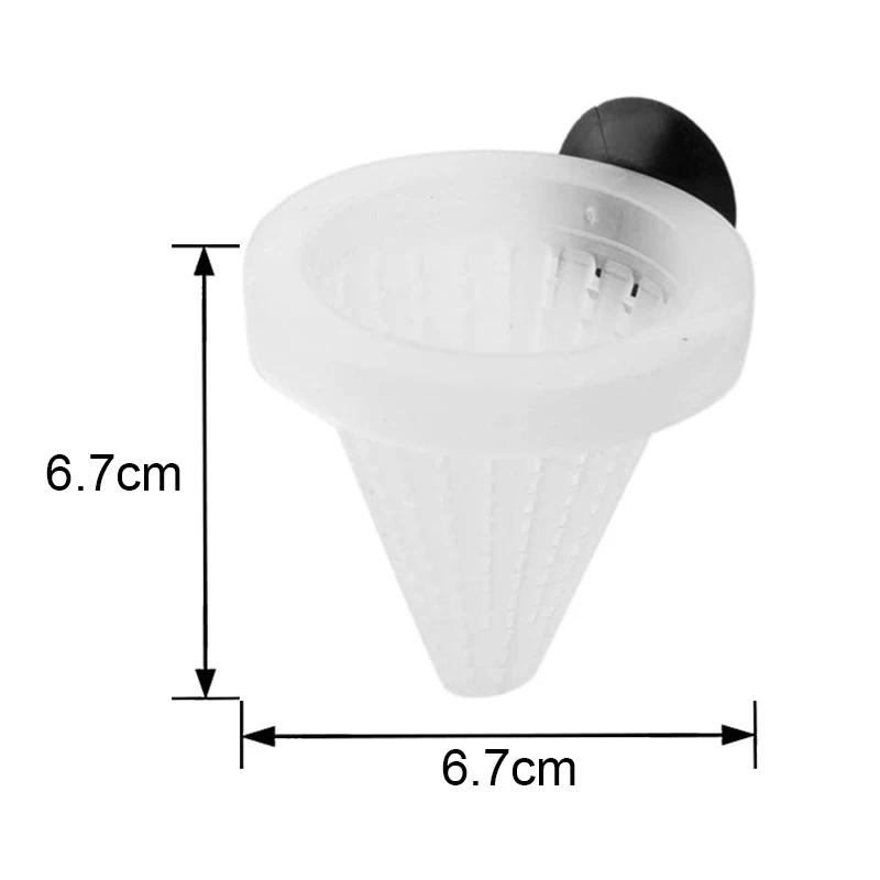 Cone Cup com otário para aquário, alimentador de peixes de aquário, verme vermelho vivo, comida de camarão, animal aquático, 1pc - Image 1