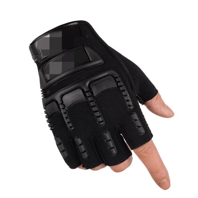 Luvas Táticas Unissex de Meio Dedo para Esportes ao Ar Livre, Halterofilismo e Pesca
