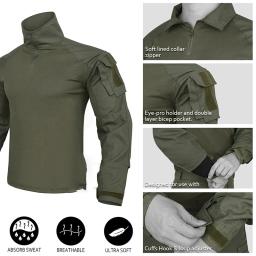 Ternos táticos ao ar livre camisas de combate airsoft paintball trabalho roupas masculinas conjuntos camuflados dos eua uniforme de escotismo calças cargo esporte terno - Image 4