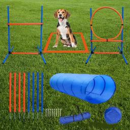 Equipamento portátil da agilidade do cão, Pet Training Equipment, Cães Jumping Tool, Estaca de corrida ao ar livre, Sports Sports Poles - Image 1