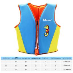 Terno de sobrevivência flutuabilidade infantil, neoprene inflável, colete salva-vidas para esportes aquáticos, portátil com apito de emergência, acessórios ao ar livre - Image 6