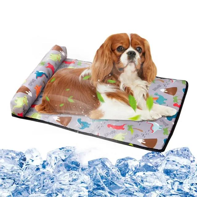 Esteira Lavável e Fresca para Animais de Estimação com Descanso, Ideal Para Verão