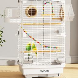 Netsafe™Dedicado Bird Villa Cage, Aviários de Metal, Household - Image 2