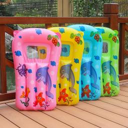 Prancha flutuante inflável infantil, colchão de natação em PVC, espessamento Blow Up Lounge Chair, à prova de vazamento para crianças - Image 4