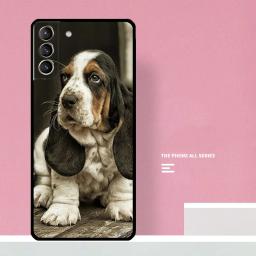 Basset cão de caça caso para samsung galaxy s22 s23 ultra s20 s21 fe nota 10 plus s8 s9 s10 note20 ultra capa - Image 2