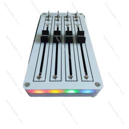 Computador Música Fader, 4 Push, USB, MIDI, CC DAW, Host Software, Volume Controle Equipamento - Image 2