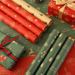 Atacado papel de embrulho de natal suprimentos de embalagem de presente caixa de presente de natal embrulho de presente de natal suprimentos de natal - Image 3