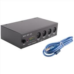 Interface USB MIDI para mesclar Thru caixa, instrumentos musicais, 64 canais MIDI - Image 2