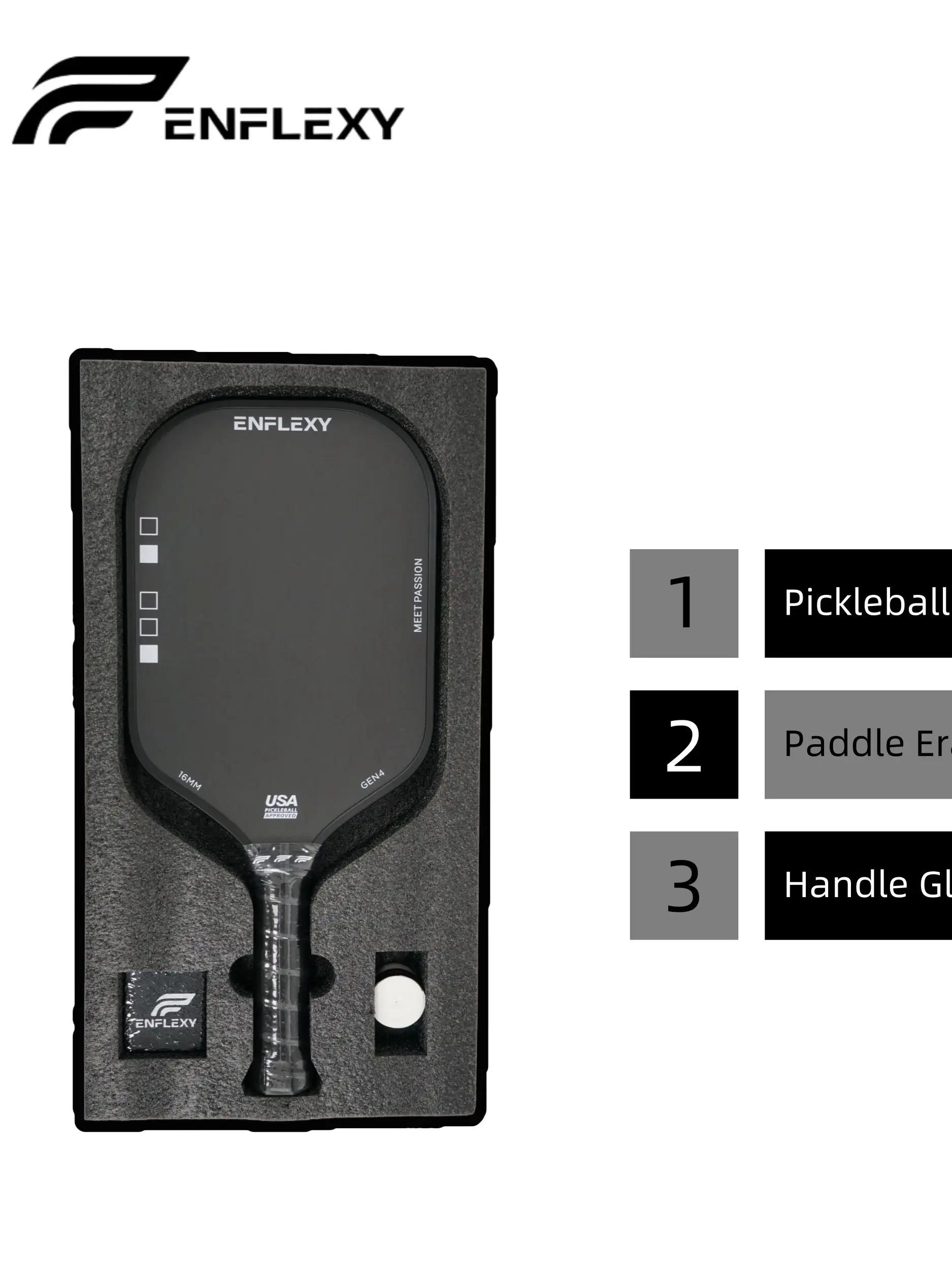 2025 ENFLEXY PP núcleo de favo de mel com núcleo TFP Gen 4 pickleball paddle - Image 1