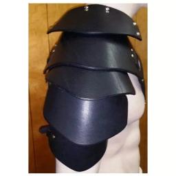 Medieval Viking Armadura de Ombro Único, Cavaleiro Gladiador, Samurai Pauldrons, Steampunk, Gótico, Couro PU, Soldador, Cosplay Traje - Image 2