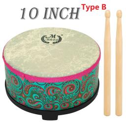 Sheepskin Head Bongos tambor para crianças e adultos, instrumentos de percussão, Rhythm Club, tambor conjunto, 5 6 10" - Image 6