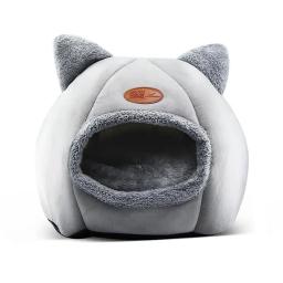 Canil macio lavável para cães pequenos, esteira do gato, caverna do filhote, cesta do canil, cama do gato do gatinho, pet fornecimentos, almofada - Image 2