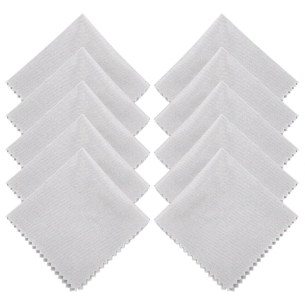 10 pçs pano de limpeza de microfibra para computador portátil tv lente da câmera do telefone móvel toalhetes de limpeza de tela óculos kit mais limpo - Image 1